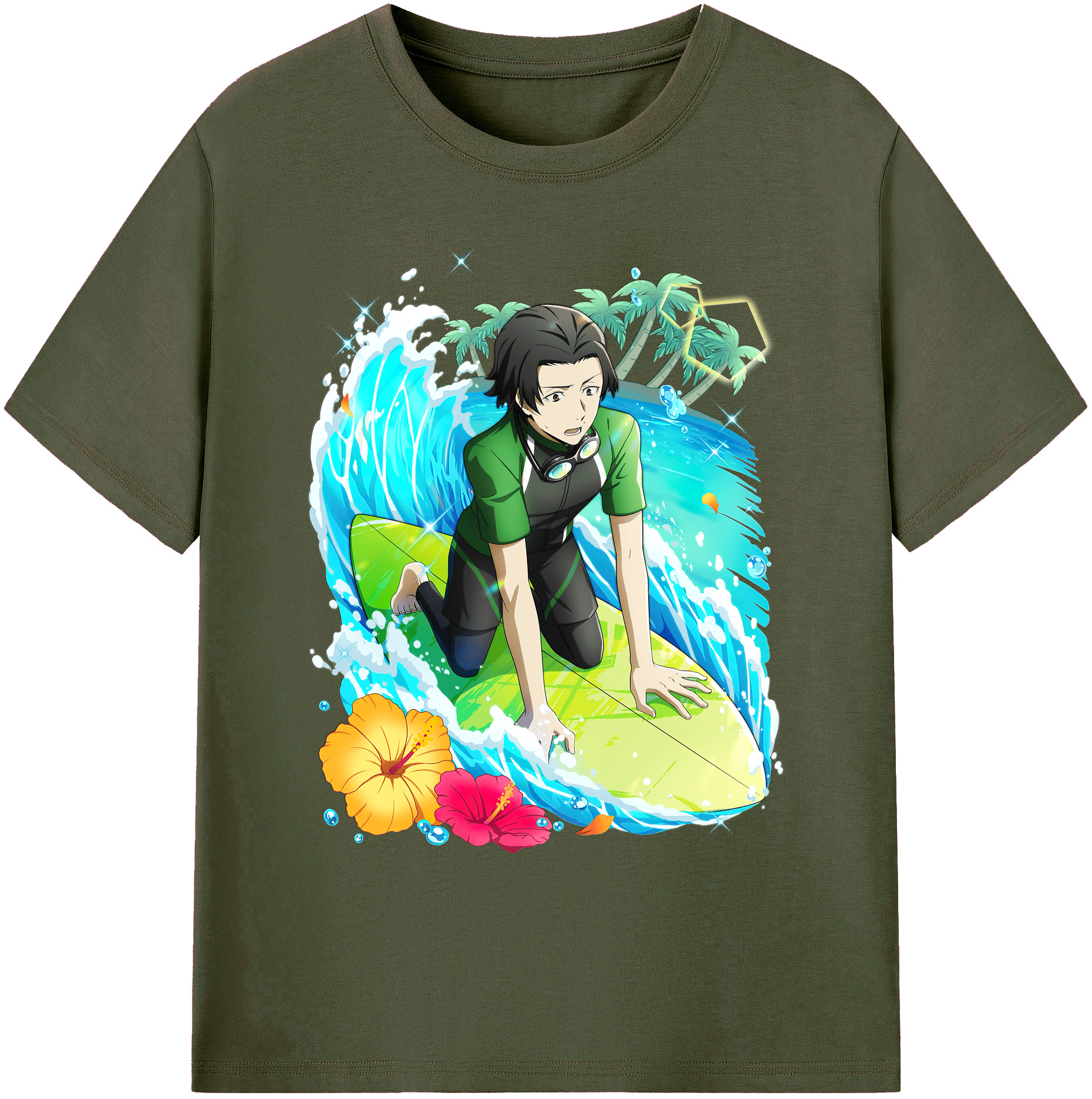 （画像用） 文豪ストレイドッグス Bungo Stray Dogs 綿100％ メンズ半袖Tシャツ｜肌触りやわらか＆通気性